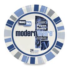 Modern Ware™ 20 oz Heavy Duty Designer Paper Bowls - 24 Count at Menards®