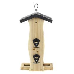 Enchanted Garden® Natural Wooden Bird Feeder