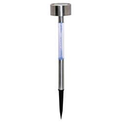 Patriot Lighting Solar Integrated LED Foley Stainless Steel Landscape Light at Menards