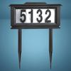 Patriot Lighting® Solar Integrated LED Address Sign Landscape Light