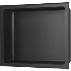 AKDY 16-in x 12-in Matte Black Stainless Rectangular Shower Niche in the Shower  Shelves & Accessories department at