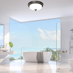 Akicon 110 CFM Oil-Rubbed Bronze Ceiling Exhaust Bath Fan with LED ...