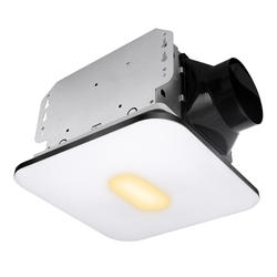 Akicon&trade Roomside 90 CFM Matte Black Ceiling Exhaust Bath Fan with ...