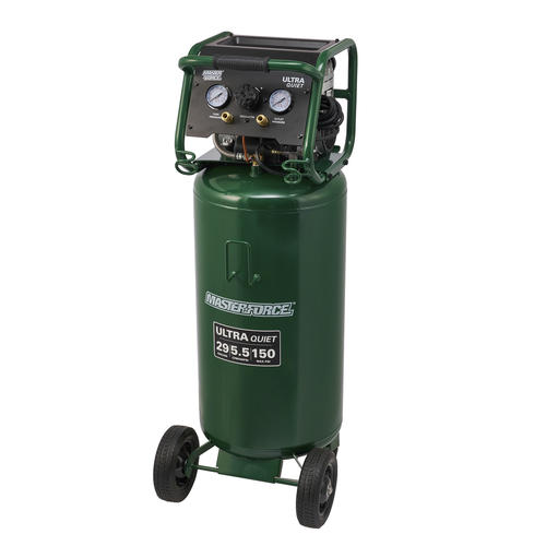 Masterforce® Ultra-Quiet 29-Gallon 150 PSI Portable Vertical Air Compressor