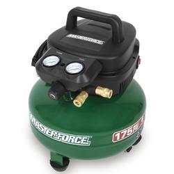 Masterforce® 6-Gallon 175 PSI Portable Electric Pancake Air Compressor