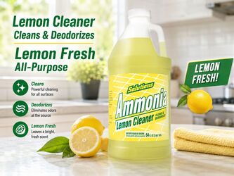 Solutions Lemon Multi-Purpose Ammonia - 64 oz. at Menards®