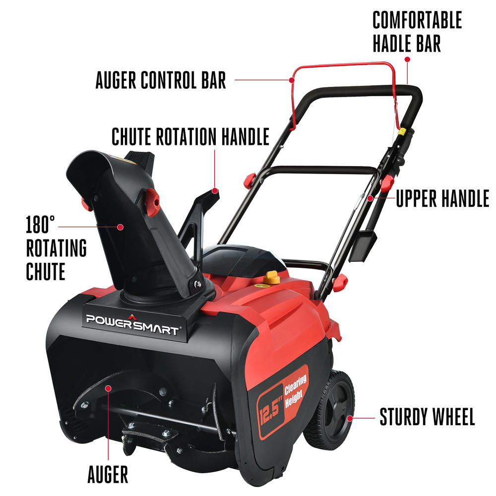 PowerSmart® 21" 212cc Single-Stage Gas Snow Blower
