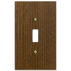Black Walnut Wood Light Switch Covers and Outlet Covers
