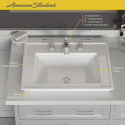 Undersink Restroom 2-Tier Anti-Slip Storage Basin w/ Sink Pipe Slot, White,  1 Unit - Kroger