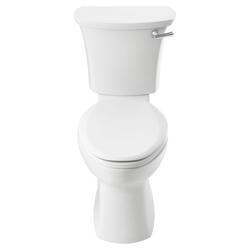 American Standard Edgemere White Round Chair Height 2-piece WaterSense Soft  Close Toilet 10-in Rough-In 1.28-GPF in the Toilets department at