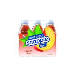 Zero Sugar Snapple® Peach Tea - 6 Pack at Menards®