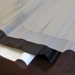 38" X 6.9' Clear Corrugated Polycarbonate Roof Panel – 18 Sq Ft Coverage – DIY Patio Cover