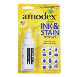 Amodex Ink and Stain Remover - Stain Swipes, Pkg of 10