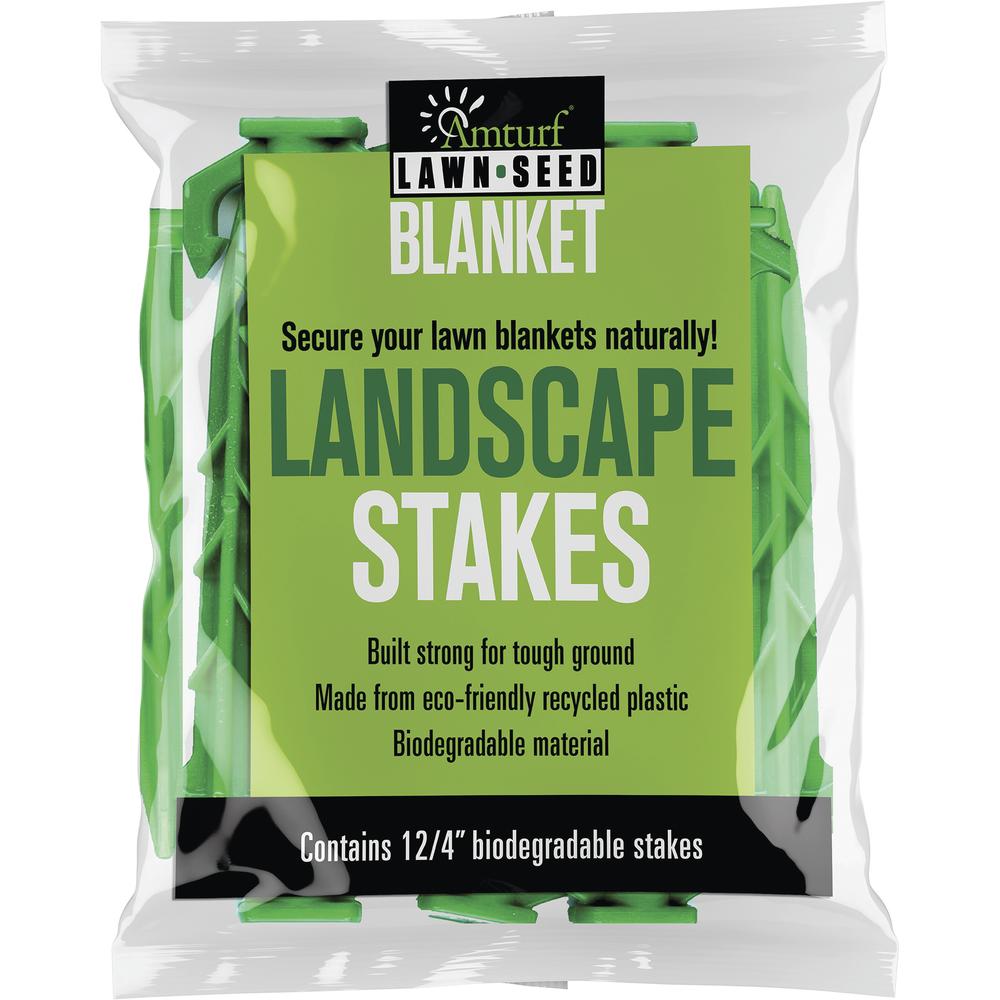 Amturf® Biodegradable Landscape Garden Stakes - 12 Pack
