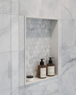 Ellis + Fisher Grey Satin 6 x 84 Polished Engineered Stone
