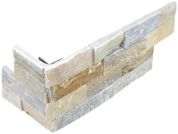 Ellis + Fisher Canyon Sunrise Quartz Ledger Stone Veneer Siding