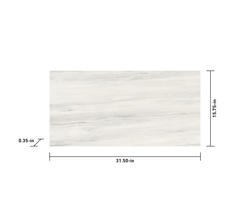 Ellis + Fisher® Merano Bianco 16 x 32 Polished Porcelain Floor and