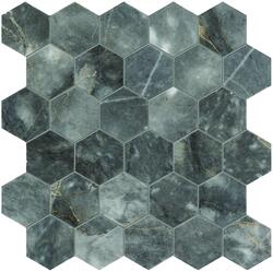 Ellis + Fisher Toscana 12 x 12 Hexagon Marble Mosaic Tile