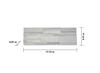 Northern Trail Marble Split Face Stone Veneer Siding Ledger Panel (4.41 sq. ft.)