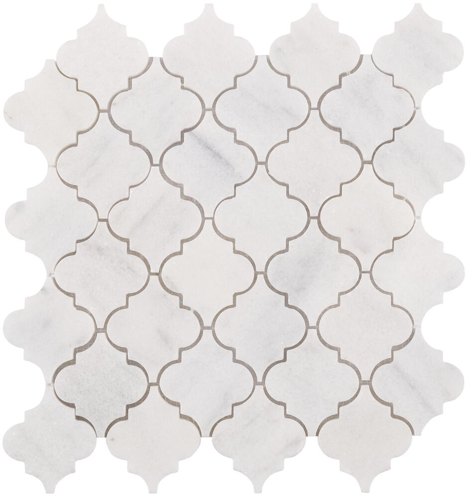 Ellis + Fisher Bianco 11 x 11 Herringbone Marble Mosaic Tile Ellis + Fisher Bianco 11 x 11 Herringbone Marble Mosaic Tile