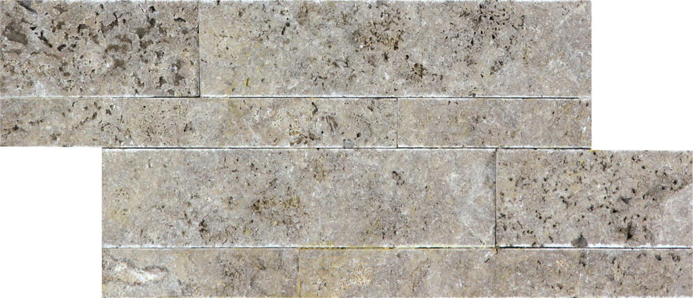 Ellis + Fisher Sienna Travertine Split Face 6 x 12 Stone Wall Panel Ellis + Fisher Sienna Travertine Split Face 6 x 12 Stone Wall Panel