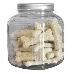 Anchor Hocking Glass Cracker Jars with Aluminum Lids Case of 4