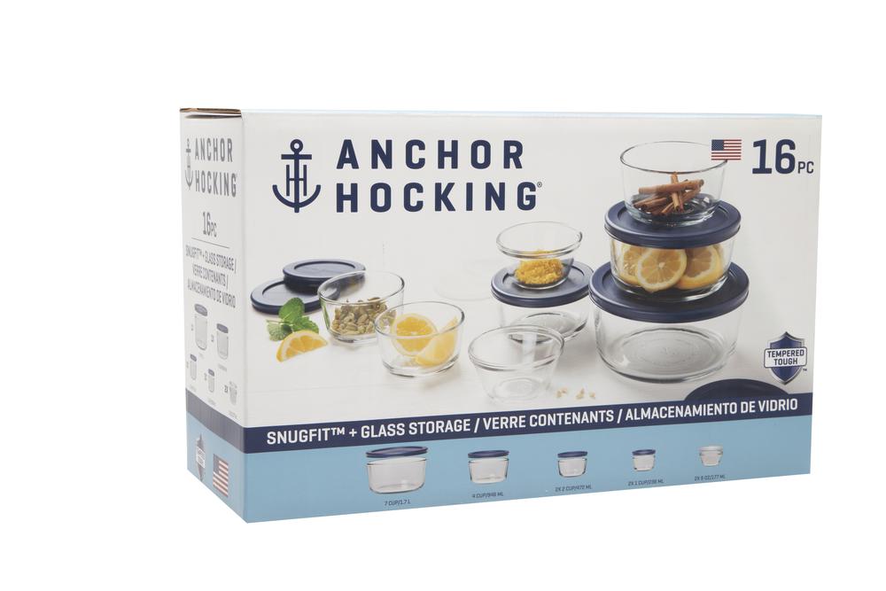 Anchor Hocking Glass Food Storage Set - Thumbnail 2