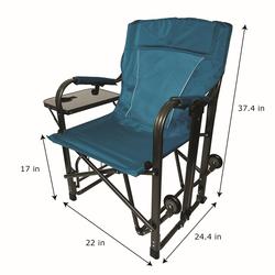 Guidesman Folding Director s Chair with Wheels