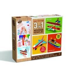 DIY Wood Craft Kit - Build & Paint Your Own Wooden Racing Car – ipetoys