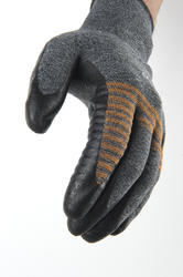 Ansell 97-310 Activarmr MadGrip Palm Knuckles Gloves Grey / Black Size -  L/XL