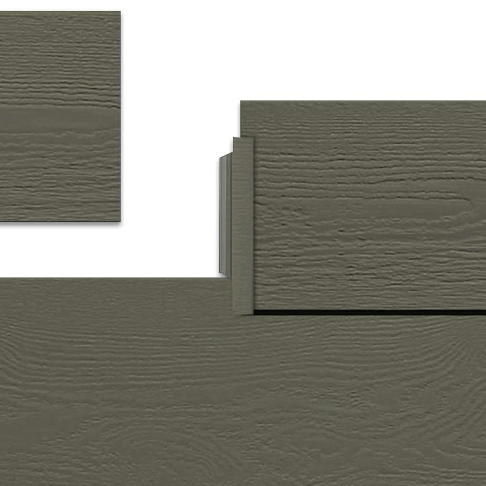 8' Primed Woodgrain H-Molding Joint
