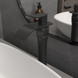 BWE®One-Handle Matte Black Vessel Bathroom Faucet At Menards®