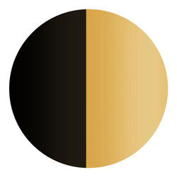 BWE®2-Jet Black Gold Shower Panel with Heavy Rain Shower and Handheld