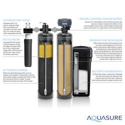 Aquasure Signature Series 64,000 Grain Whole House Water Softener With ...