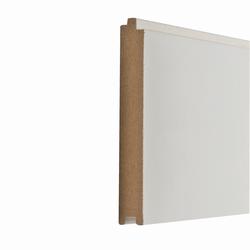1 x 6 x 12' Nickel Gap Tongue & Groove Primed MDF Board at Menards®