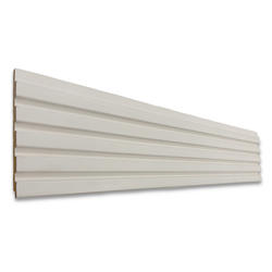 9/16" x 5-1/4" x 8' Primed MDF Fluted Wall Plank