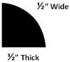 Mastercraft® 1/2 x 1/2 x 8' Primed MDF Quarter Round Moulding 108