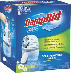 DampRid Fresh Scent Moisture Absorber and Odor Eliminator Drop-In Tabs  Starter Kit