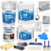 ArmorPoxy Garage Epoxy Floor Kit for Concrete - 17 Piece 2-Part Epoxy - Designer Gray - 600 Sq Ft