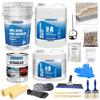 ArmorPoxy Garage Epoxy Floor Kit for Concrete - 17 Piece 2-Part Epoxy - Khaki Tan - 600 Sq Ft