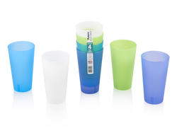 20 x Plastic Tumblers - 590ml / 20oz Capacity - Large USA Soda