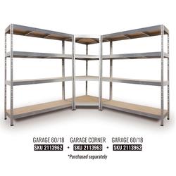 18d Radius Corner Units with 4 Shelves