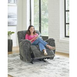 Room Solutions® by Ashley® Windfall Rocker Recliner Gunmetal at