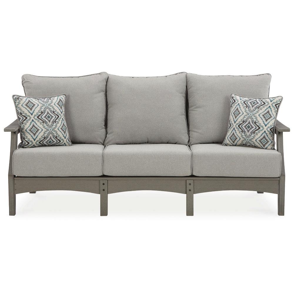 Visola Outdoor Sofa with Cushion - Gray Visola Outdoor Sofa with Cushion - Gray