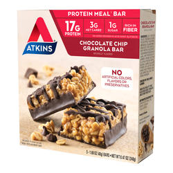 Atkins® Chocolate Chip Granola Protein Meal Bar - 5 Pack At Menards®