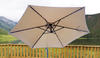 Backyard Creations® 10' Offset Patio Umbrella with Solar Lights