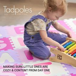 Tadpoles 36 sq ft ABC Playmat Set - Pink/Purple at Menards®