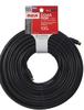 RCA 100' Black RG6 Coaxial Cable with Ground