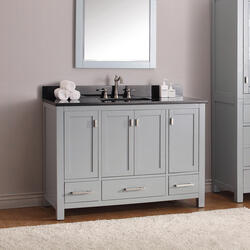 Avanity® Modero 48"W x 21"D Chilled Gray Bathroom Vanity Cabinet at ...