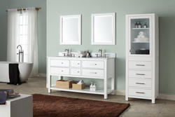 Avanity® Brooks 60"W x 21-1/2"D White Bathroom Vanity Cabinet at Menards®
